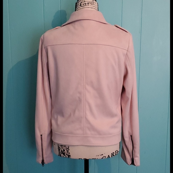 Banana Republic Faux Suede Moto Jacket - Picture 3 of 16